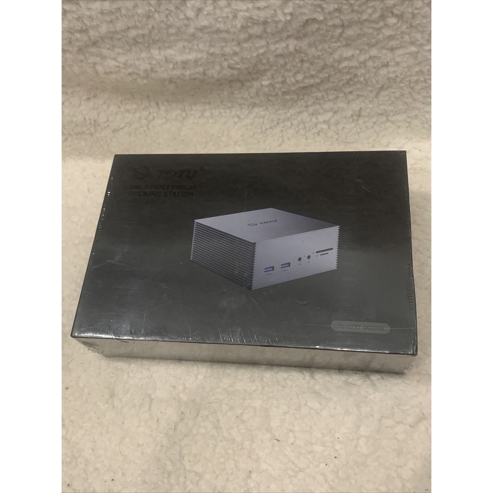 TOTU USB-C 4K@30GHz Triple Display Docking Station W/Charging for Mac & Win New